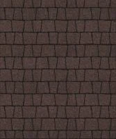 Тротуарная плитка Абрис, 60 мм, коричневый