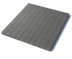 Тротуарная плитка Квадрат 100х100х60 мм, серый