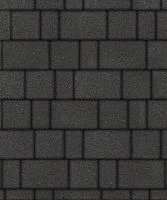 Тротуарная плитка Старый город, 60 мм, гранит, черный