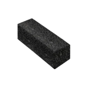 Облицовочный угловой вибропрессованый кирпич, полный прокрас, мрамор черный