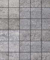 Тротуарная плитка Квадрат 200х200х60 мм, Шунгит