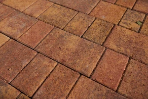 Тротуарная плитка Б.1.Фсм.6 гранит (н/м) листопад (красный,коричн, желтый)