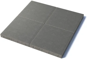 Тротуарная плитка Квадрат 500х500х60 мм, серый