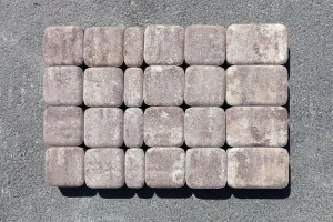 Тротуарная плитка Классико Б.1.КО.6 гладкий листопад (бел., беж., коричн.) Хаски