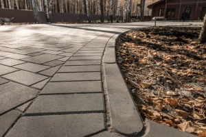 Купите тротуарную плитку Б.2.П.6 гладкий серый