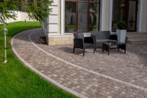 Купите квадратную тротуарную плитку Б.3.А.6 гранит н/м листопад «Поревит»