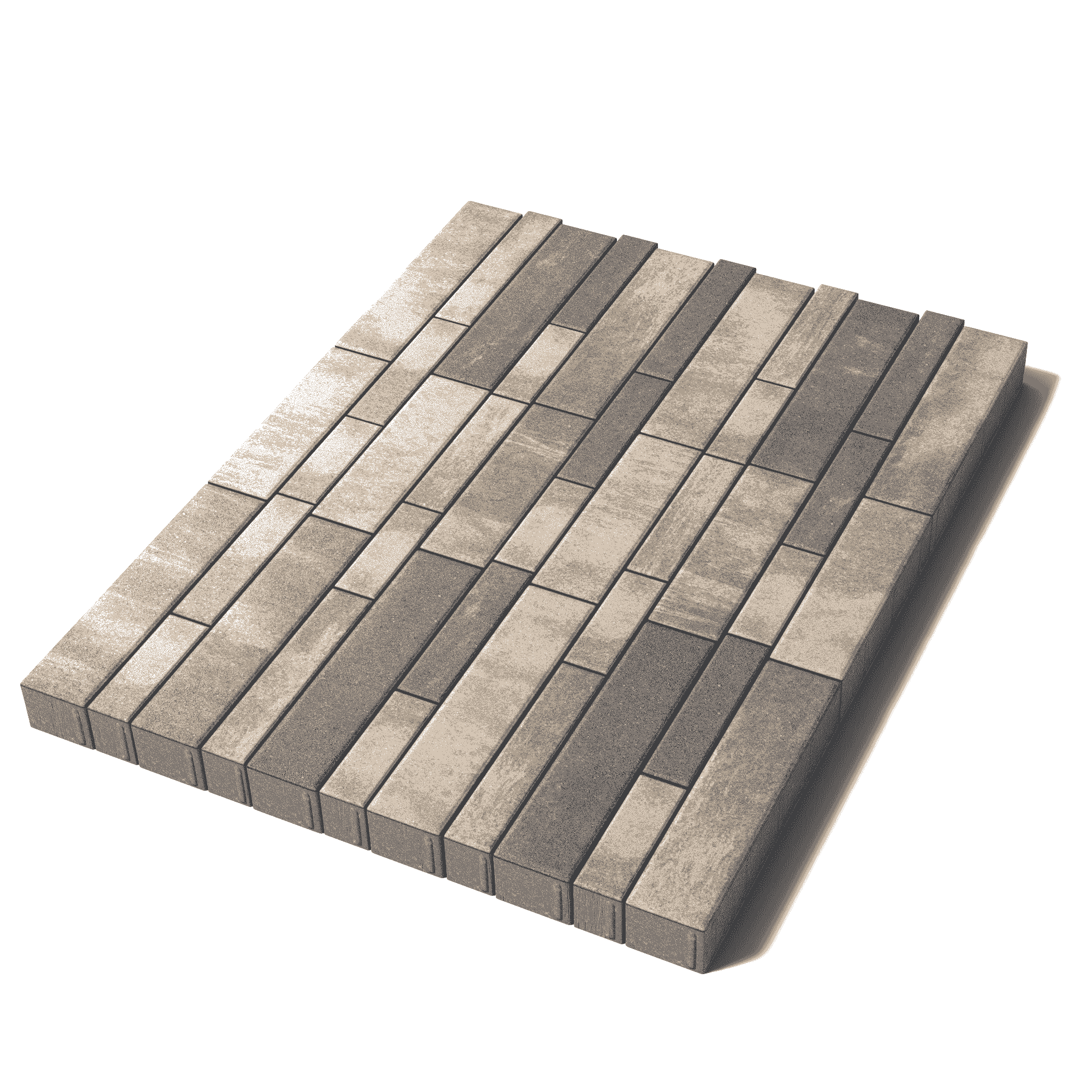 Тротуарная плитка Ригель, 80 мм, Доломит