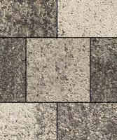 Тротуарная плитка Квадрат 500х500х60 мм, гранит, Антрацит