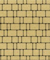 Тротуарная плитка Классико, 60 мм, желтый