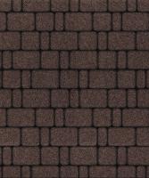 Тротуарная плитка Классико, 60 мм, гранит, коричневый