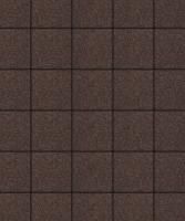 Тротуарная плитка Квадрат 200х200х60 мм, гранит, коричневый