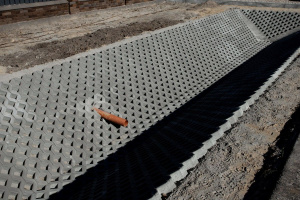 Газонная решетка, 80 мм, серый Газонная решетка, 80 мм, серый