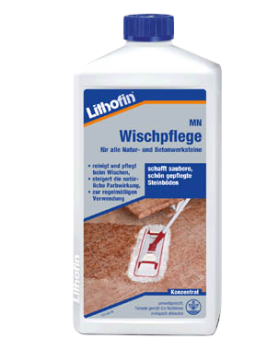 Средство концентрированное для ежедневной очистки MN Wischpflege, Lithofin, 1л Средство концентрированное для ежедневной очистки MN Wischpflege, Lithofin, 1л