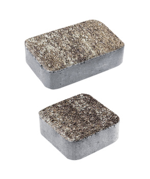 Тротуарная плитка Классико гладкий листопад хаски