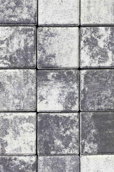 Купите тротуарную плитку Б.3.К.6 гладкий листопад (черный, белый) - Антрацит