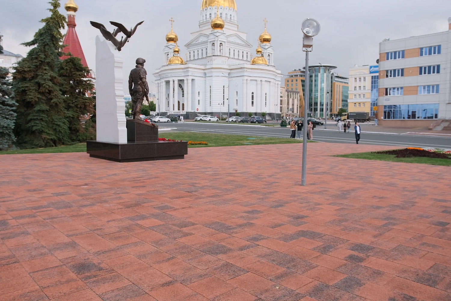 Площадь Победы в Саранске (Республика Мордовия)