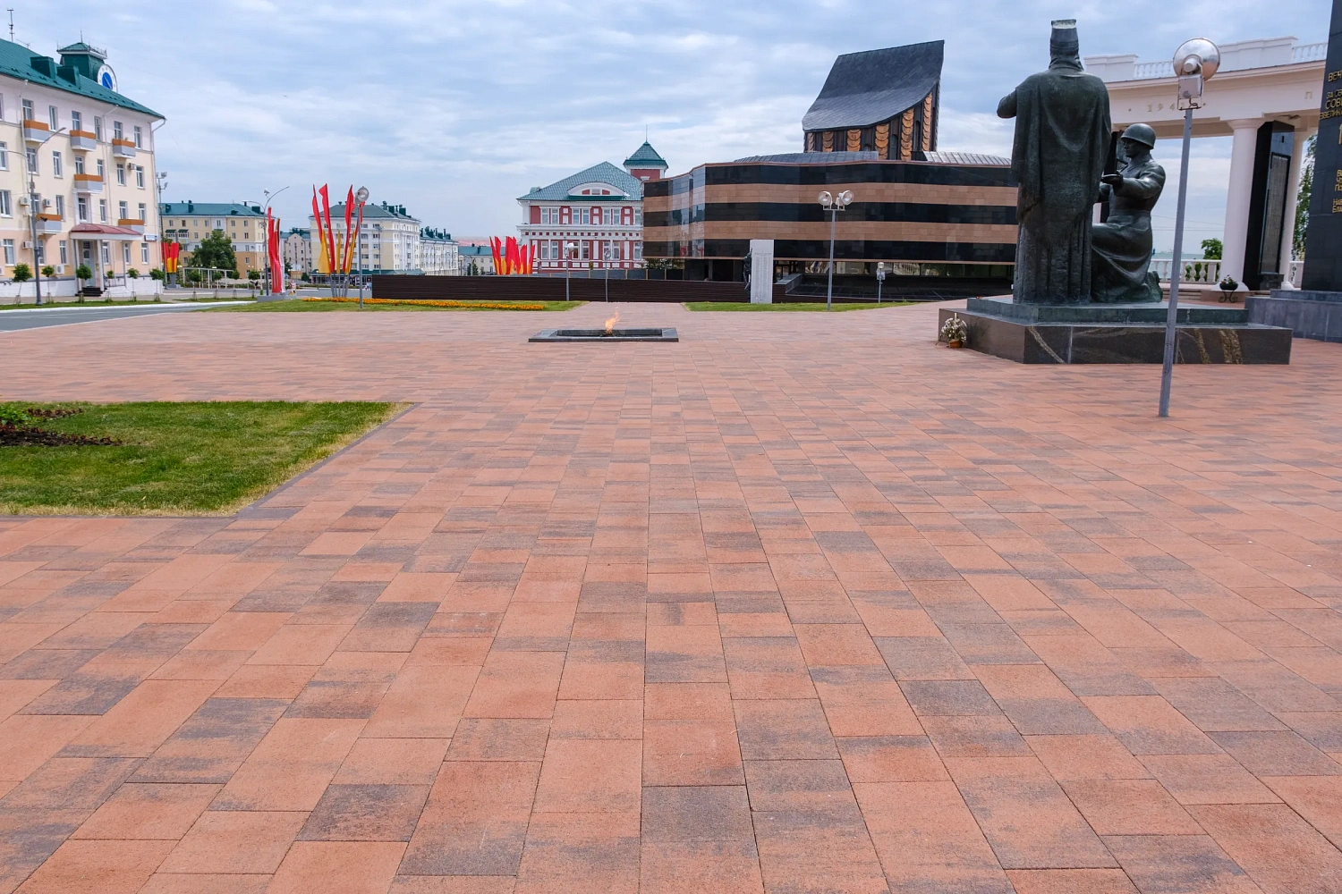 Площадь Победы в Саранске (Республика Мордовия)