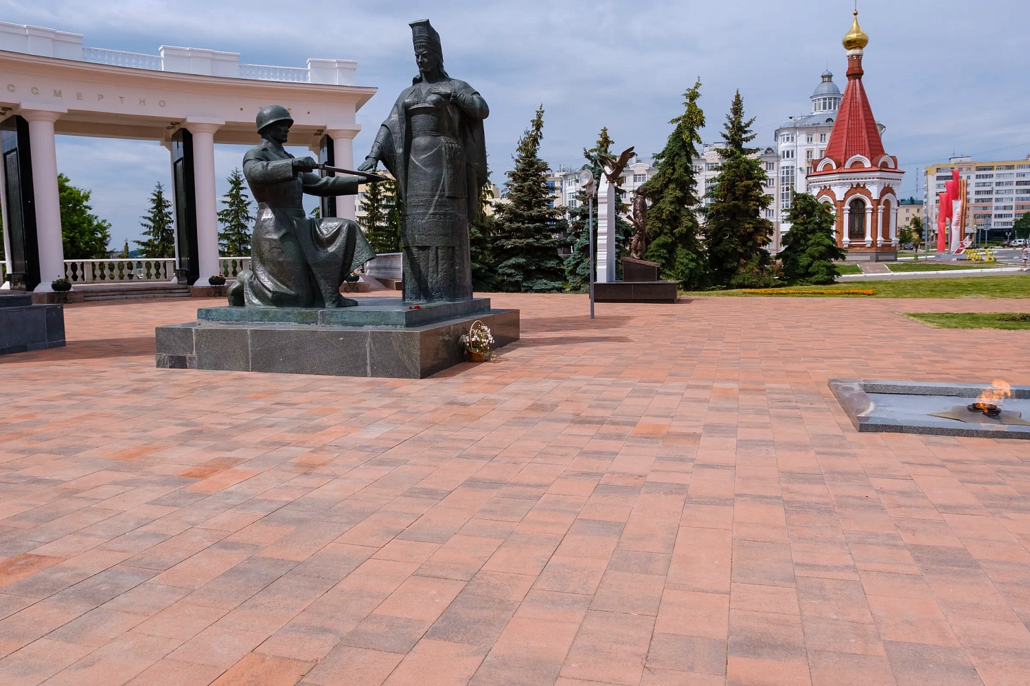 Площадь Победы в Саранске (Республика Мордовия)