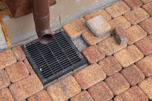 Тротуарная плитка Классико, цвет - гранит н/м листопад, осень