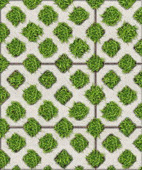 Газонная решетка, 80 мм, белый Газонная решетка, 80 мм, белый